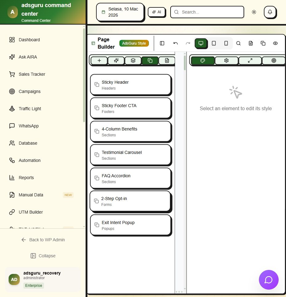 Landing Page Builder